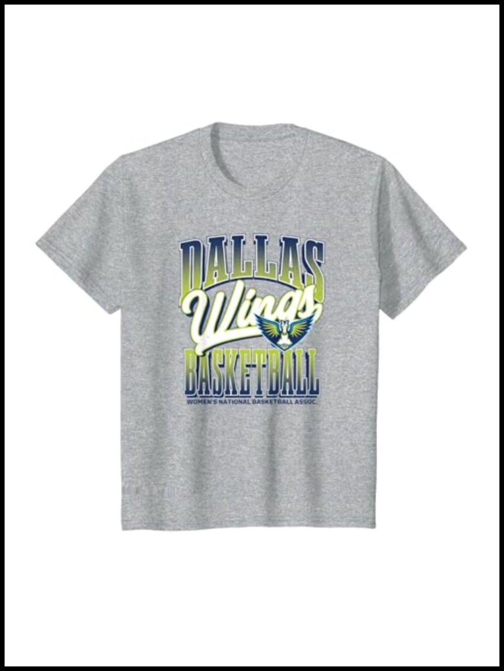 WNBA Dallas Wings Youth T-Shirt Double-Needle Hem Tee